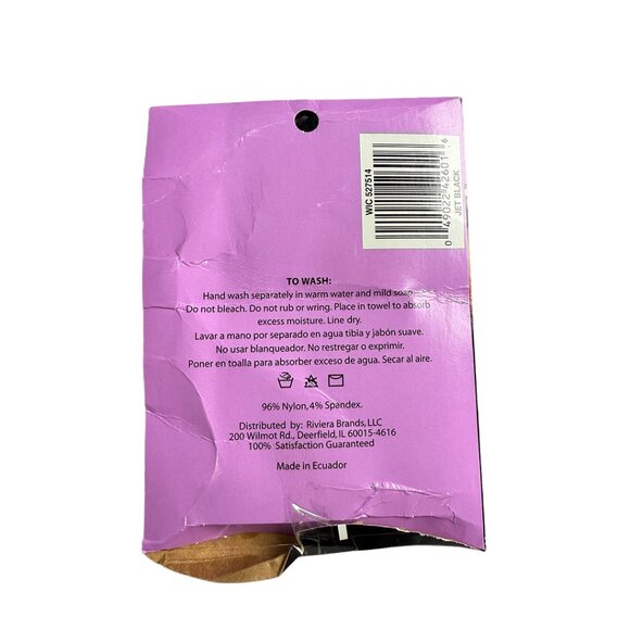 Ravinia Women’s Hosiery 2 Knee-Highs Black, Suntan 1 Pantyhose Suntan Queen Plus - Picture 5 of 7